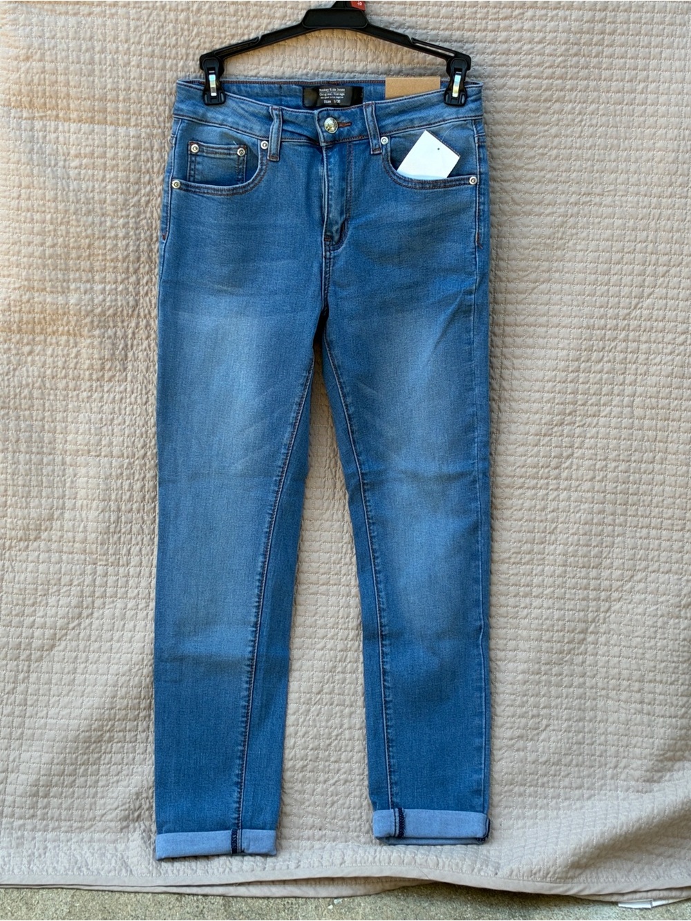 Monkey Ride Jeans Original Vintage Skinny Jeans in Blue Waist 26